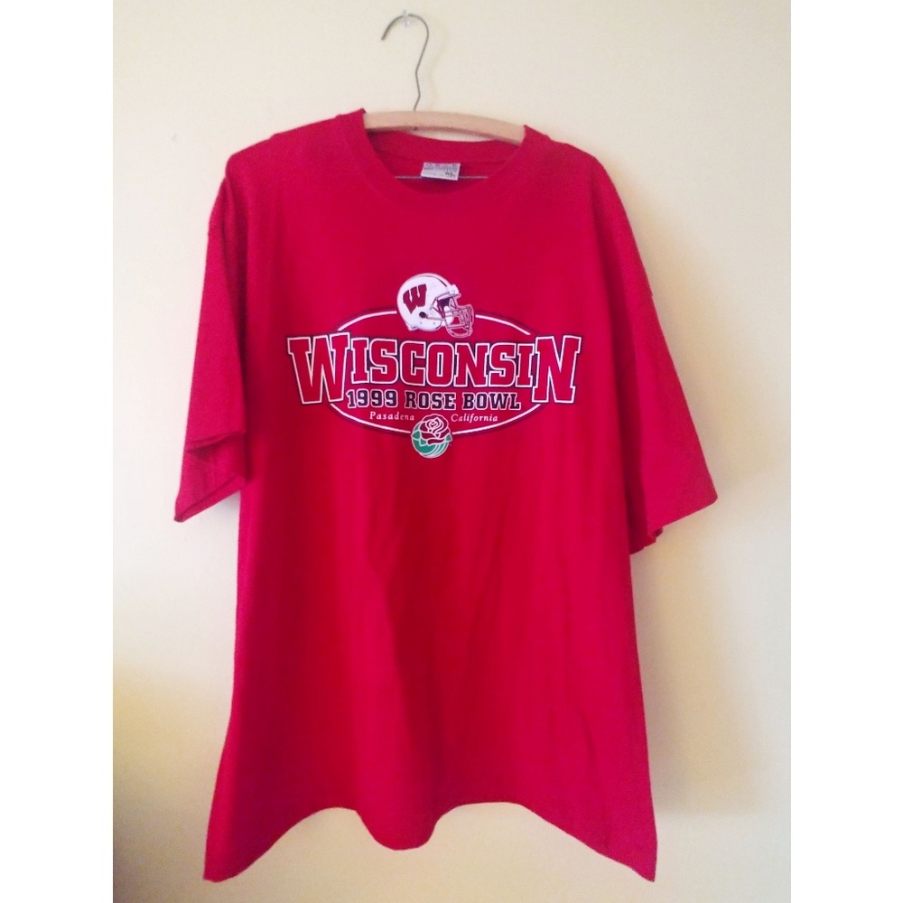 Vintage 1999 Wisconsin Badgers Rose Bowl Tshirt XL
